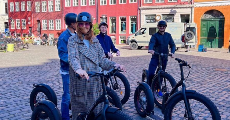 Copenhagen: Guided E-Scooter KickBike Tour- All Highlights - The waterfront and harbor stretch: photos, Mermaid views, and Nyhavn energy