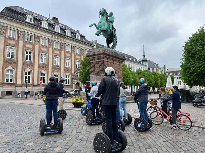 Guided SegwayTour of Copenhagen - 1 hour guided Tour - First Roll at Nikolaj Plads: how you get comfortable fast