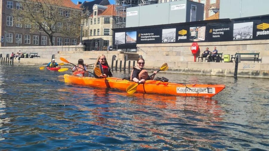 Kayak Tour in Copenhagen Harbor - June, July and August - The 2-hour route: landmarks from the water, then into Christianshavn’s canal world